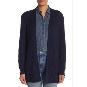 Madewell Nolan Ribbed Open Front Cardigan